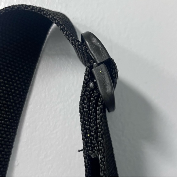 vintage y2k adidas flat crossover messenger bag black 3 stripe adjustable - Picture 6 of 14